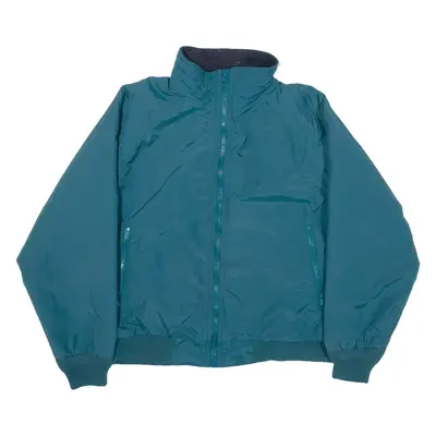 WOOLRICH Fleece Lined Jacket Blue Nylon Womens S