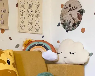 Beige Cloud Pillow