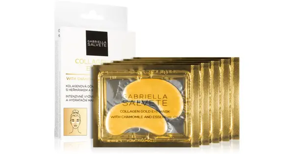 Gabriella Salvete Collagen Gold eye mask against puffiness and dark circles with collagen 5x2 pcs