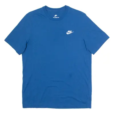 NIKE Mens T-Shirt Blue M