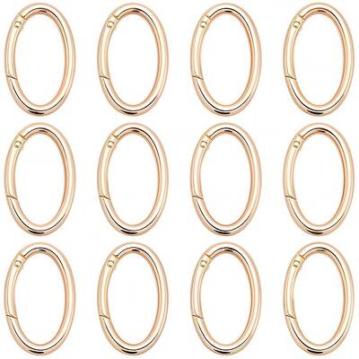 20Pcs Alloy Spring Gate Rings