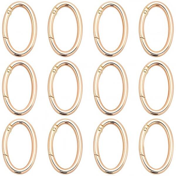 20Pcs Alloy Spring Gate Rings