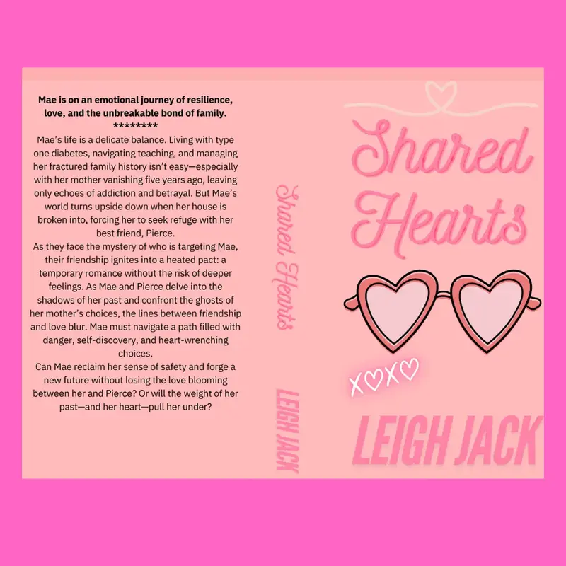 Shared Hearts: A Mystery Romance with A Twist romance  books by Leigh Jack book romance novel mystery book