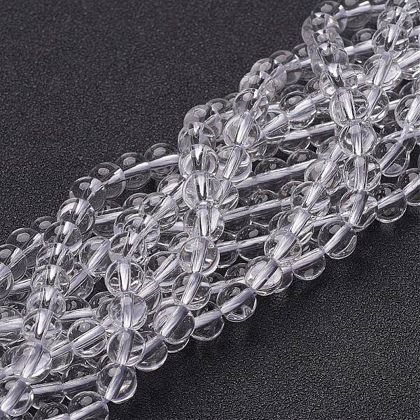 Synthetic Quartz Crystal Beads Strands