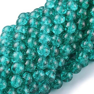 Crackle Glass Beads Strands