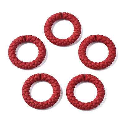 Spray Painted CCB Plastic Linking Rings