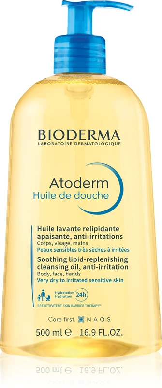 Bioderma Atoderm soothing shower oil ultra nourishing for dry and irritated skin 500 ml