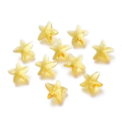 Faceted Glass Charms