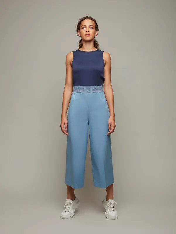 THYME | Stretch Silk Tank | Size: Twilight / XS