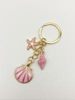 Cute Starfish & Shell Design Keychain, Fashionable Keychain for Women & Girls, Trendy All-match Keychain for Birthday Gift, ...