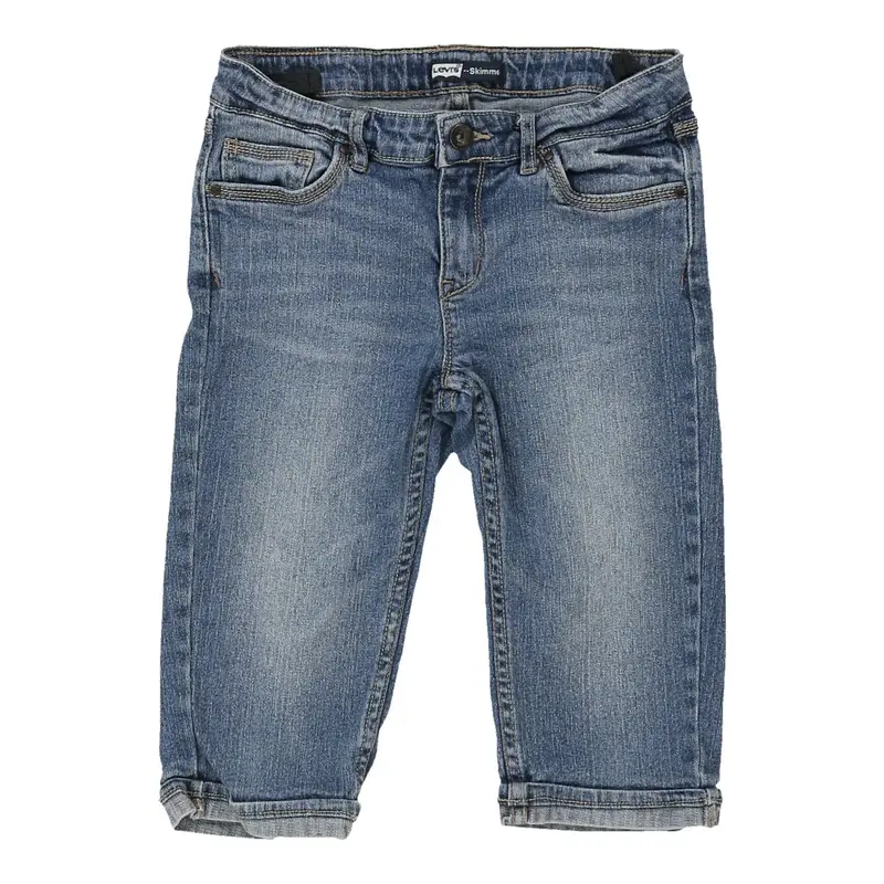 Age 8-9 Levis Denim Shorts - 26W 12L Blue Cotton