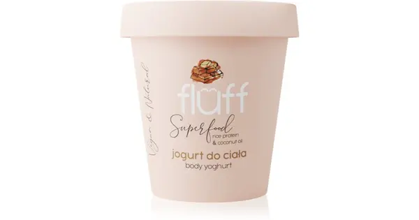 Fluff Superfood Chocolate Yogurt for the Body Rice Protein and Coconut Oil 180ml