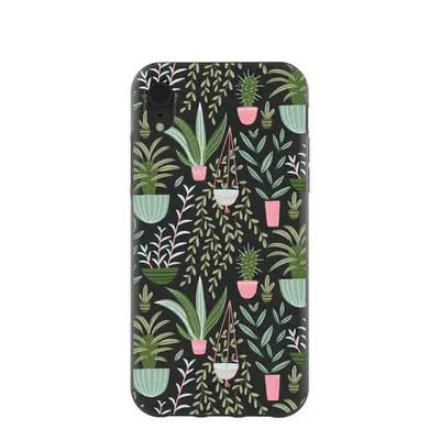 Black Indoor Garden iPhone XR Case