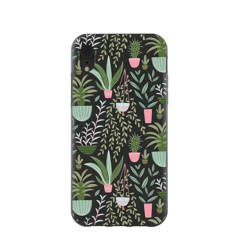 Black Indoor Garden iPhone XR Case