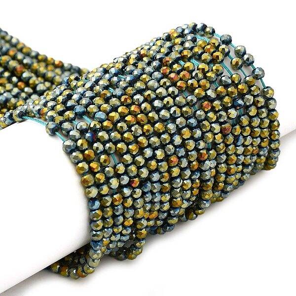 Electroplate Glass Beads Strands