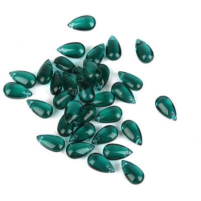 5Pcs Transparent Glass Beads