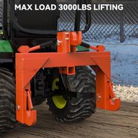 YITAMOTOR 3 Point Quick Hitch Attachment for Category 1 Tractors, 3000LBS Heavy Duty 3 Pt Tractor Hitch with 2\