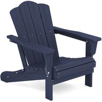 【dealsforyoudays】Folding Adirondack Chair - Wooden Textured Lawn Chair for Poolside, Backyard, Deck & Fire Pit, Adjustabl...
