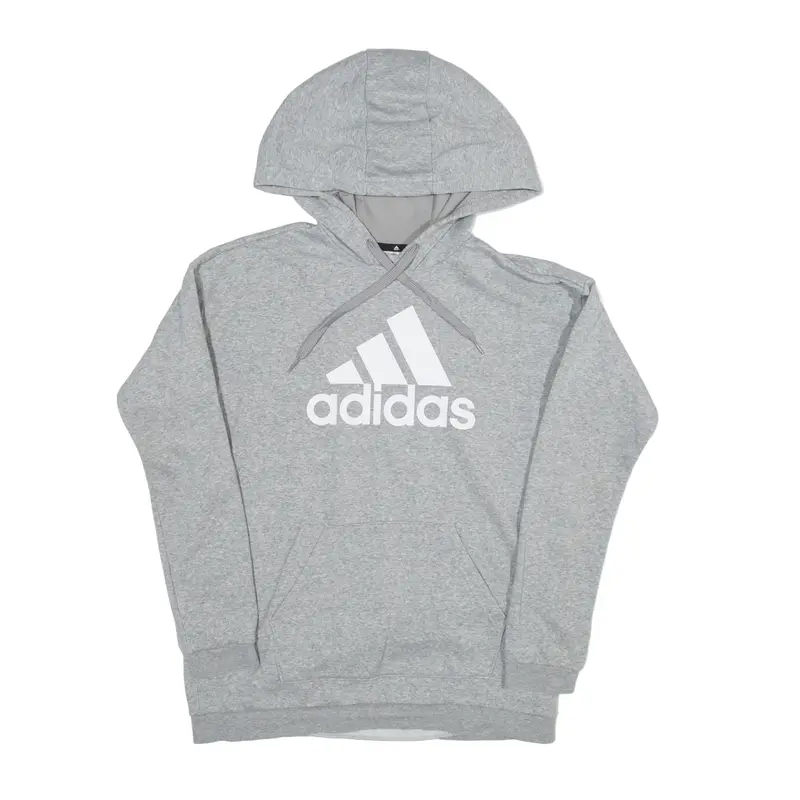 ADIDAS Hoodie Grey Pullover Womens XS