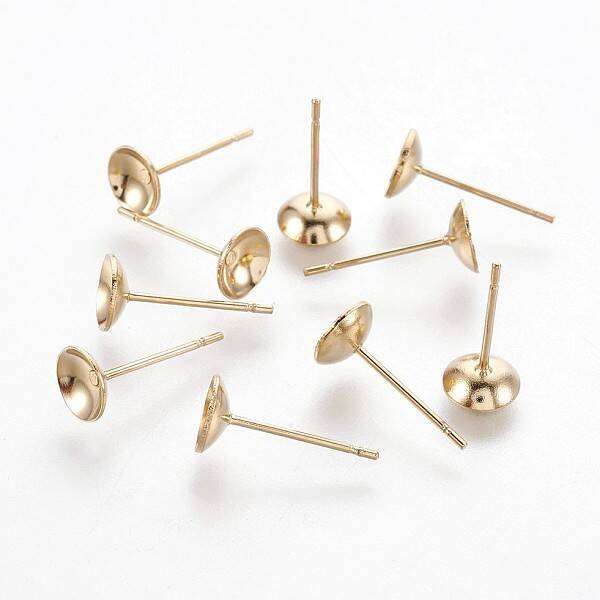 304 Stainless Steel Stud Earring Settings
