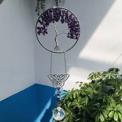 Glass Teardrop Pendant Decoration