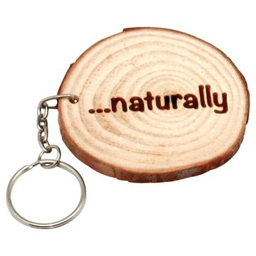150 Promotional Natural Wood With Rings Keyring - Eco-Friendly & ...