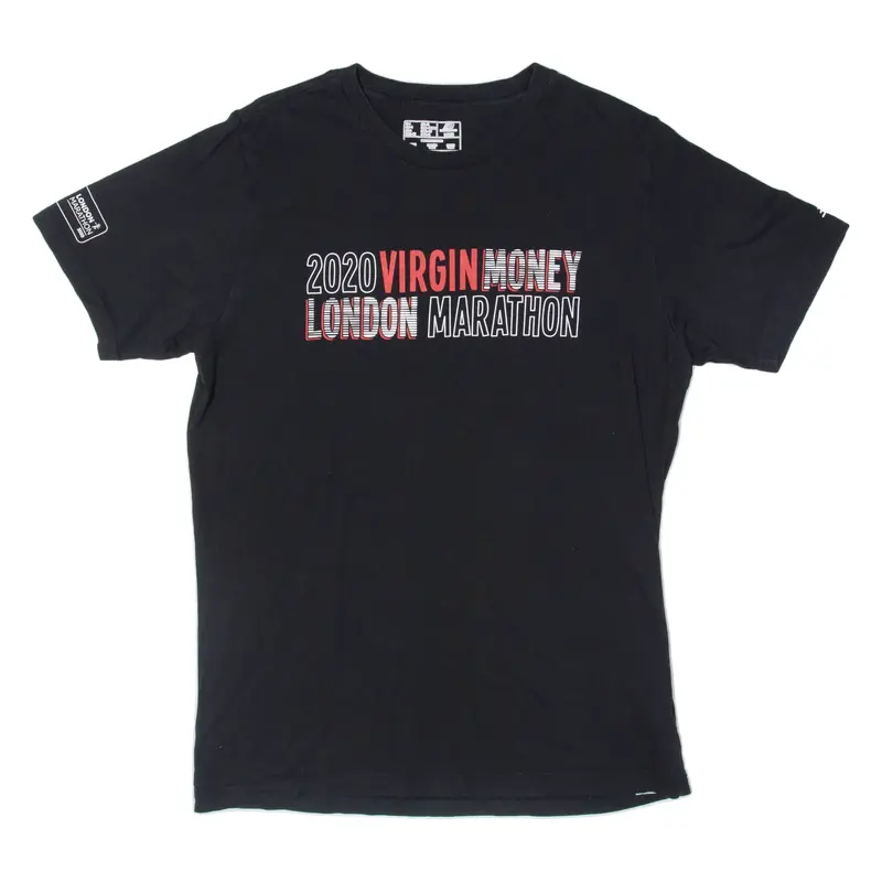 NEW BALANCE London Marathon Mens T-Shirt Black L