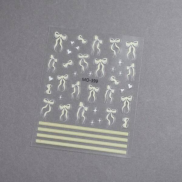 Bowknot Self Adhesive Nail Art Stickers Decals