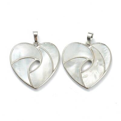 Natural White Shell Pendants