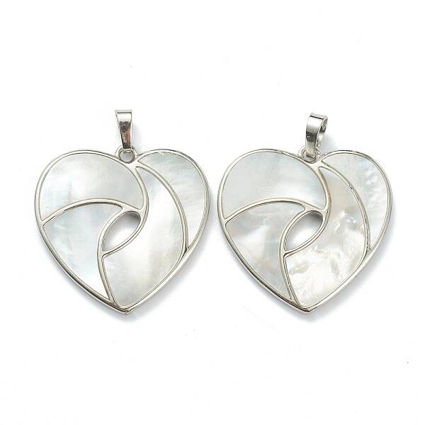 Natural White Shell Pendants