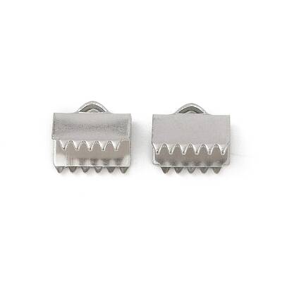 304 Stainless Steel Ribbon Crimp Ends