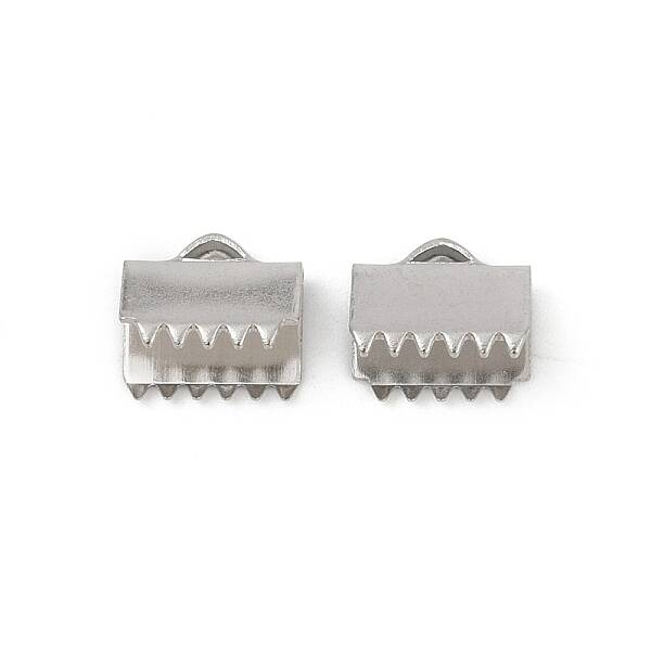 304 Stainless Steel Ribbon Crimp Ends