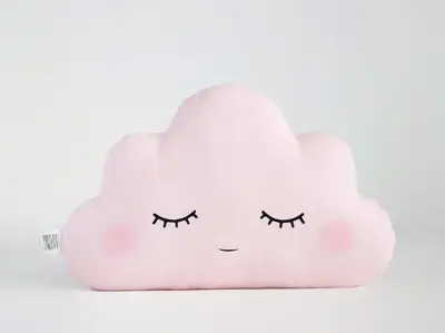Pale Pink Small Cloud Pillow