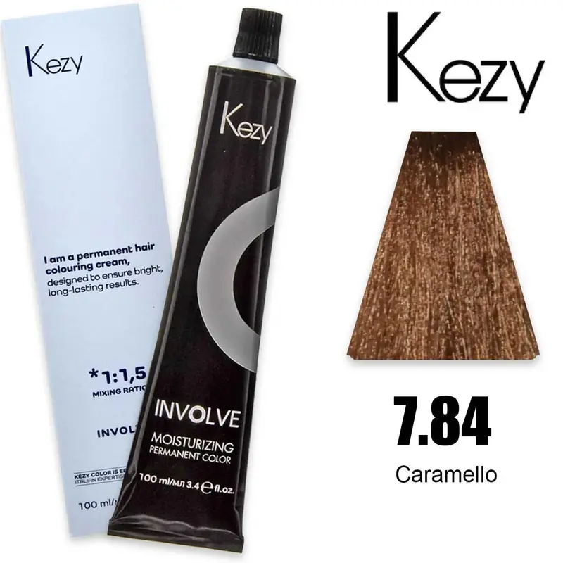 Kezy involve color 100 ml caramel 7.84