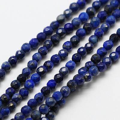 Natural Lapis Lazuli Bead Strands