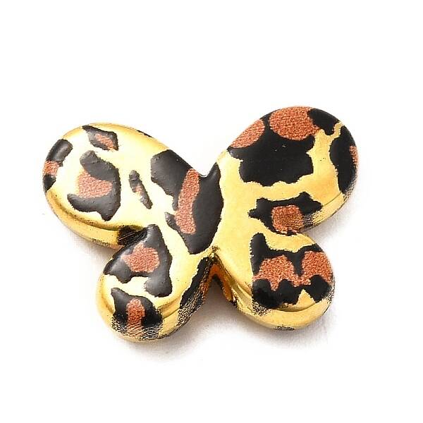 Electroplate & Spay Painted Acrylic Beads