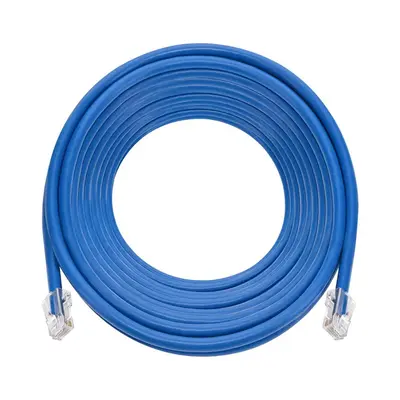 45409 Monoprice 75ft Cat6A RJ45 26AWG Pure Bare Copper Patch Cable Non-booted Ethernet Cable Blue