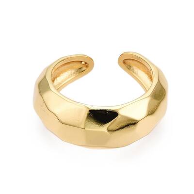 Brass Open Cuff Rings for Women