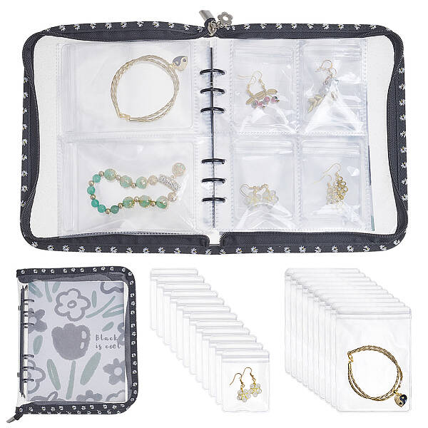 PVC Loose Leaf Jewelry Storage Bag
