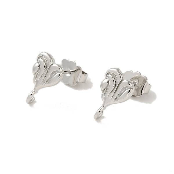 Rack Plating Brass Studs Earrings Findings