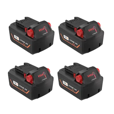 6.5Ah 18V Replacement Battery for Milwaukee M18 Battery, Lithium Battery Compatible with Milwaukee M18 18V 48-11-1815, 48-1...