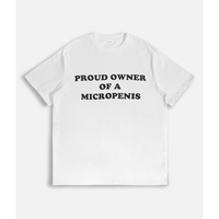Proud Owner of a Micropenis T-shirt Funny Tshirt Gift For Guys Men   Viral Offensive Shirts That Go Hard Prank Joke Rude Dumb...