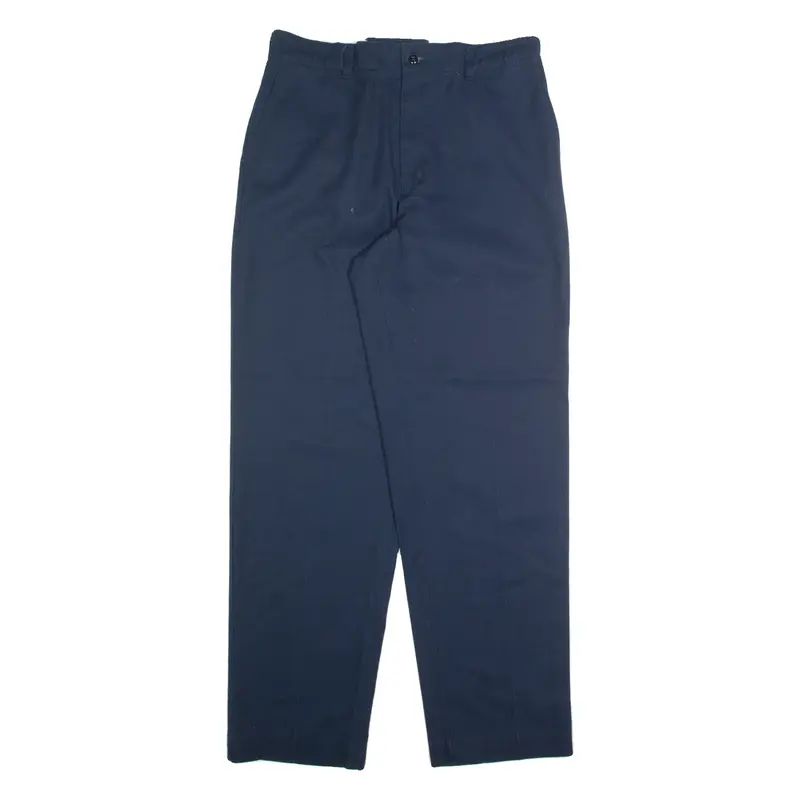 RED KAP Chino Mens Trousers Blue Regular Straight W32 L31