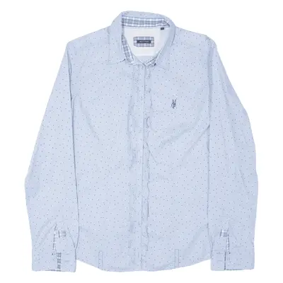 MARC O'POLO Shirt Blue Spotted Long Sleeve Womens M