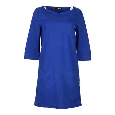 Love Moschino Mini Dress - Small Blue Cotton
