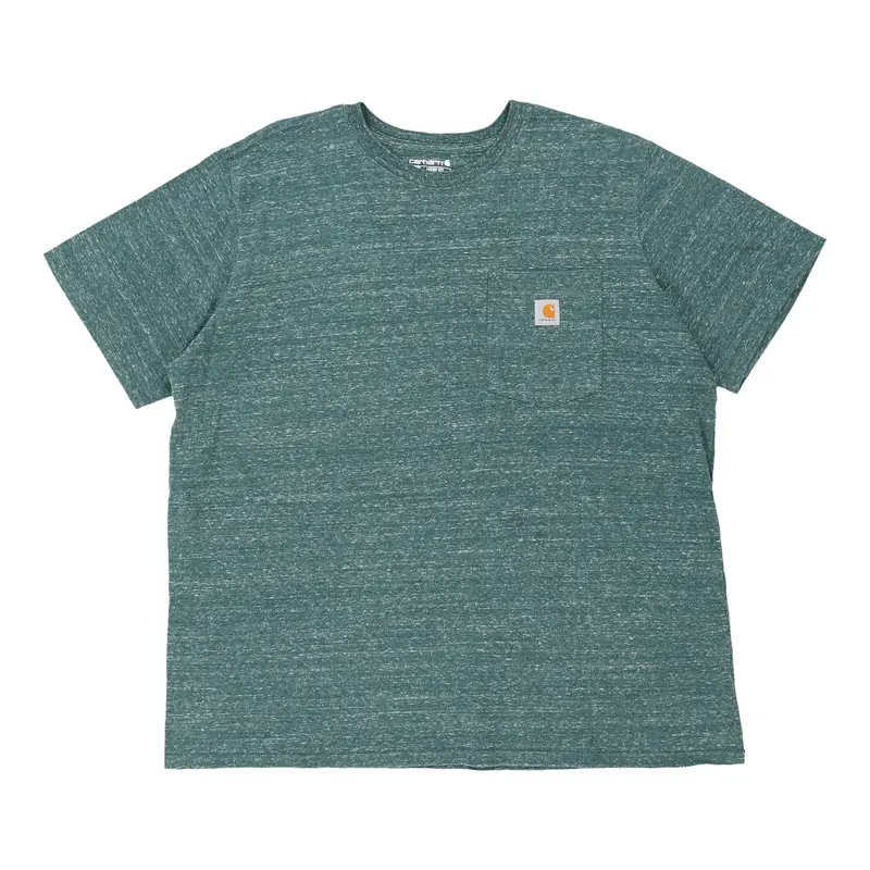 Carhartt T-Shirt - 2XL Green Cotton