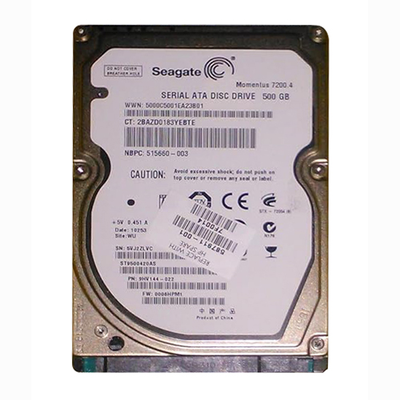 587911-001 HP 500GB 7200RPM SATA 3Gb/s 16MB Cache 2.5-inch Hard Drive