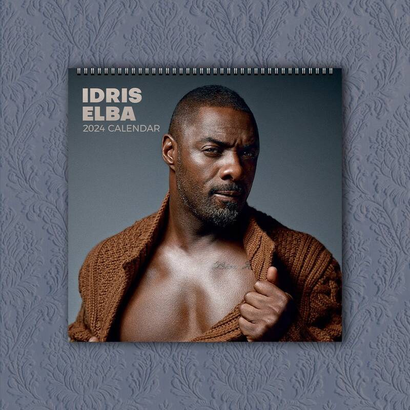 Idris Elba Calendar 2024, Celebrity Calendar, Idris Elba 2024