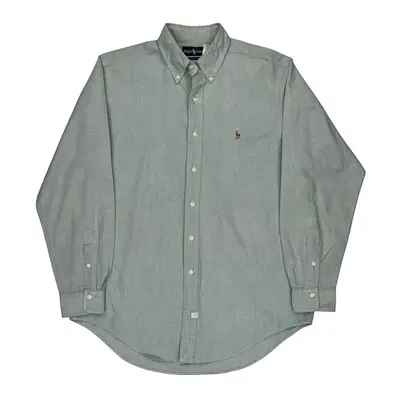 Polo Ralph Lauren Shirt - Large Green Cotton