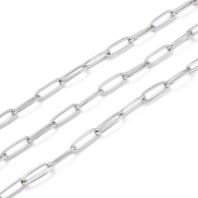 Tarnish Resistant 304 Stainless Steel Paperclip Chains